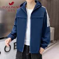 富贵鸟(FUGUINIAO)秋季外套男2021新款韩版潮流男装上衣学生男士流行夹克