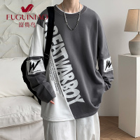 富贵鸟(FUGUINIAO)卫衣男士春秋季潮ins长袖套头宽松休闲2021新款外套