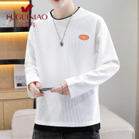 富贵鸟(FUGUINIAO)男士春秋装圆领长袖上衣宽松潮男ins大码无帽卫衣