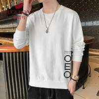 富贵鸟(FUGUINIAO)卫衣男2021秋季打底上衣潮流韩版宽松T恤时尚百搭长袖卫衣