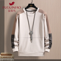 富贵鸟(FUGUINIAO)男士长袖t恤春秋季打底衫潮流宽松ins上衣服卫衣男装体恤