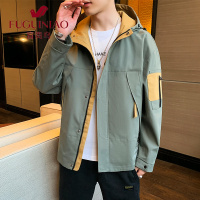 富贵鸟(FUGUINIAO)秋季外套男士2021年新款男装上衣ins潮牌休闲百搭春秋款工装夹克