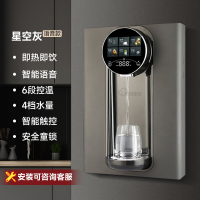 复旦申花管线机 壁挂饮水机 即热即饮3秒速热 壁挂式直饮饮水机MR-GM2[灰色语音智能款]不含安装