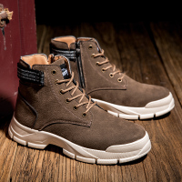 苏芈马丁靴男士2021年秋季新款高帮男鞋潮流增高潮鞋休闲工装复古男靴