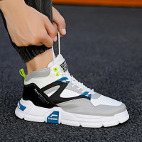 苏芈高帮男鞋韩版潮流2021新款秋季男士运动篮球板鞋百搭休闲增高潮鞋