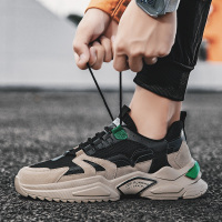 苏芈男鞋秋季2021年新款潮流网面透气运动鞋休闲跑步男士增高老爹潮鞋