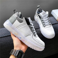 苏芈男鞋秋季小白运动网红果冻底板鞋2021新款a增高百搭潮鞋