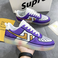 苏芈男鞋夏季网面透气百搭小白板鞋港风网红果冻底潮鞋学生