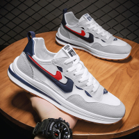 苏芈夏季男鞋透气薄款痞帅百搭高级感板鞋网面运动跑步劳保潮鞋子