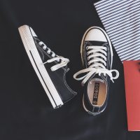 苏芈2021夏季薄款春款帆布鞋女鞋2021年新款夏款球鞋小黑鞋ins潮板鞋