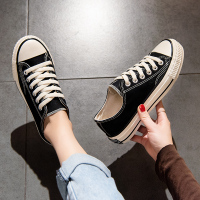 苏芈2021年秋季薄款新款情侣百搭帆布鞋女鞋子春秋板鞋女黑色球鞋