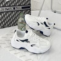 苏芈白色运动鞋女ins潮2021年秋季新款百搭韩版显脚小厚底老爹鞋学生