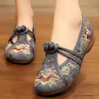 苏芈老北京布鞋女秋女鞋款秋季绣花鞋新款女士休闲