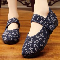 苏芈老北京布鞋2021秋季绣花鞋女平底百搭女式大码鞋子