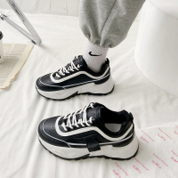 老爹鞋女潮ins2021冬季新款厚底显脚小欧洲站丑萌重工休闲运动鞋