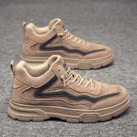 2021新款秋季男鞋登山运动男士加绒保暖棉鞋冬季工作劳保马丁工地潮鞋