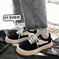 2021新款男鞋冬复古丑萌鞋青少年运动板鞋日系大头憨憨潮鞋