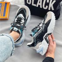 男鞋冬季百搭港风ins老爹鞋男休闲青少年网红增高潮鞋韩版运动鞋