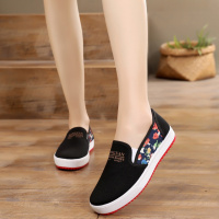 些久春秋季新款韩版透气帆布鞋平底女鞋低帮休闲鞋女布鞋