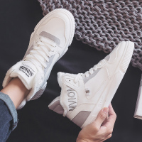 些久冬季高帮加绒加厚保暖雪地棉靴中帮英伦风马丁靴百搭韩版工装男鞋