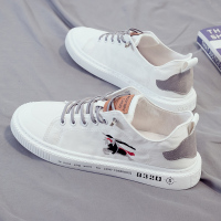 些久2021夏季新款透气帆布潮鞋潮流秋季男鞋百搭休闲小白板鞋布鞋白鞋