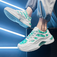 些久2021夏季新款ins休闲运动老爹潮鞋男鞋百搭增高板鞋透气网面网鞋