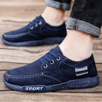 些久夏季新款男鞋帆布鞋透气工作鞋老北京布鞋运动休闲板鞋上班鞋