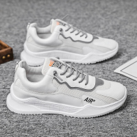 些久2021新款夏季男鞋运动鞋男士休闲鞋透气青少年小白鞋网面鞋男