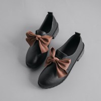 些久小皮鞋女鞋子女2021年新款粗跟韩版百搭学生平底英伦单鞋秋季女鞋