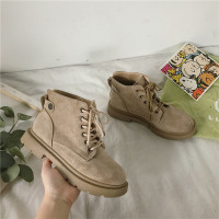 些久马丁靴2022年新款女英伦风短靴小众炸街春秋加绒潮ins酷冬季靴子