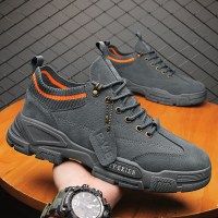 些久劳保男鞋加绒马丁靴男工作工地男士运动休闲保暖潮鞋冬季