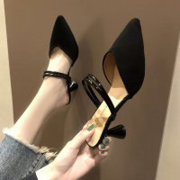 些久网红凉拖鞋女外穿2022新款尖头女鞋穆勒鞋两穿鞋ins潮鞋