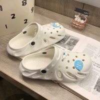 些久洞洞鞋女士夏季护士上班包头办公室软底凉拖鞋厚底夏天外穿x