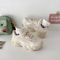 娜瑟薇小众老爹鞋女欧洲站2021年新款厚底增高休闲运动鞋ins百搭跑步鞋