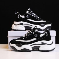 娜瑟薇熊猫黑色老爹鞋女ins潮2021新款春秋季韩版百搭厚底增高网红运动鞋