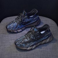 娜瑟薇2021年春秋透气网红飞织运动鞋薄款潮流百搭网鞋跑步鞋ins潮