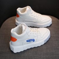 娜瑟薇ins火休闲小白鞋女春秋2021年新款女鞋百搭板鞋高帮运动鞋