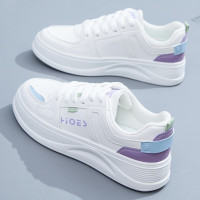 娜瑟薇秋季小白鞋女2021新款百搭厚底学生板鞋白鞋老爹休闲运动鞋