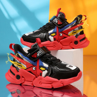 娜瑟薇童鞋男童2021春秋季新款篮球潮鞋男孩鞋子中大童儿童运动老爹鞋