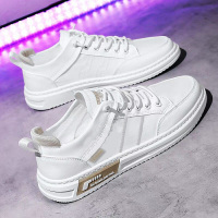 娜瑟薇休闲鞋男士板鞋2021新款秋季百搭白色帆布鞋子潮流低帮小白鞋男鞋