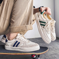 娜瑟薇夏天帆布鞋男韩版潮流百搭低帮透气鞋子2021新款学生个性ins板鞋