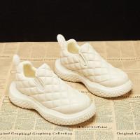 娜瑟薇雪地鞋女冬加绒2021秋冬季新款一脚蹬加厚女雪地棉保暖面包鞋