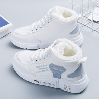 娜瑟薇2021年冬季女加绒百搭马丁学生雪地鞋秋冬女鞋加厚保暖外穿