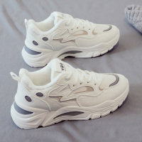 娜瑟薇加绒棉鞋2021年秋冬季新款ins潮小白鞋女百搭运动休闲老爹鞋