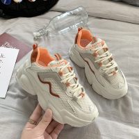 枫述嘉足小众老爹鞋女春秋2021秋季新款网面透气显脚小运动鞋火休闲鞋子