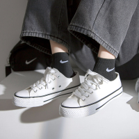 枫述小白帆布鞋女2021年新款板鞋白色休闲薄款韩版秋季百搭布鞋子