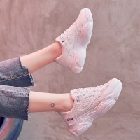 枫述夏季透气运动鞋女2021新款秋季款百搭休闲小白老爹鞋ins潮春秋