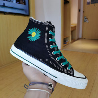 高帮帆布鞋男夏季新款休闲透气潮流学生板鞋韩版百搭老北京布鞋潮