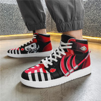 男鞋2021年秋季新款鞋子男潮鞋学生火影忍者百搭联名动漫高帮鞋