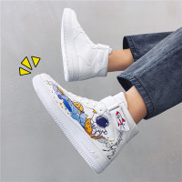 男鞋秋季休闲小白鞋男板鞋鞋子男厚底增高运动高帮潮鞋